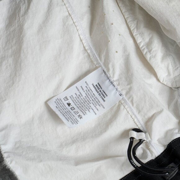 Nike x Sacai Fleece Knit Nylon Paneled Hoodie : L